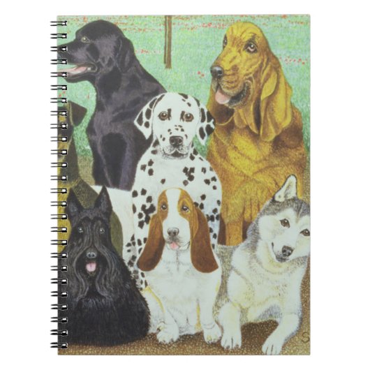 犬の腕時計 ノートブック (正面)