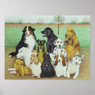 犬の腕時計 ポスター