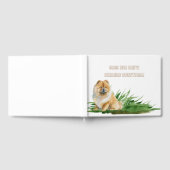 犬の花嫁と花婿のペットウェディング ゲストブック (全面)