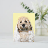 犬の花嫁または花嫁 ポストカード (スタンド正面)