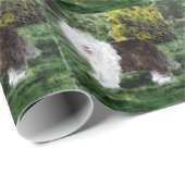 犬の芸術の古い英国の牧羊犬 ラッピングペーパー (ロールコーナー)