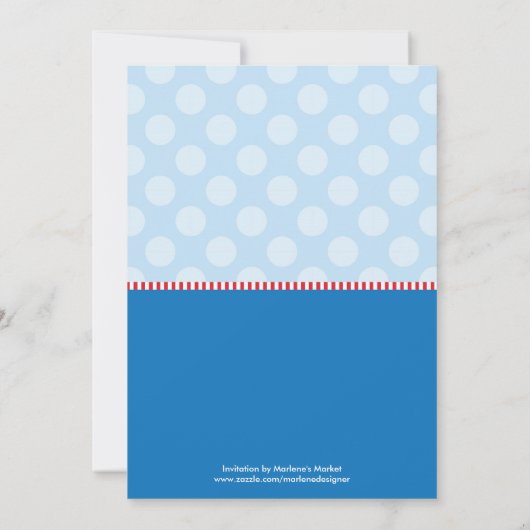 犬の芸術家の写真のBirtdayのフランスのな招待状 招待状 (裏面)