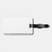 犬の荷物のラベルを整備して下さい ラゲッジタグ (裏面横)