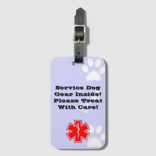 犬の荷物のラベルを整備して下さい ラゲッジタグ (正面縦)