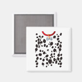 犬の衣装ダルマーションスポットパピープリントハロウィーン マグネット (正面/裏面)