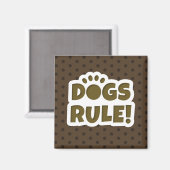 犬の規則 マグネット (正面/裏面)