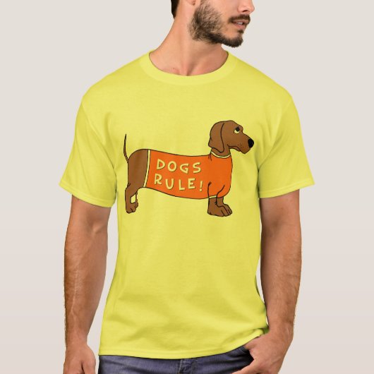 犬の規則! Tシャツ (正面)