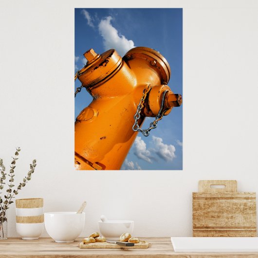 犬の視点 ポスター (キッチン)