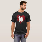 犬の親を愛するハスキー Tシャツ (正面フル)