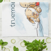 犬の親 キッチンタオル (折り畳み)