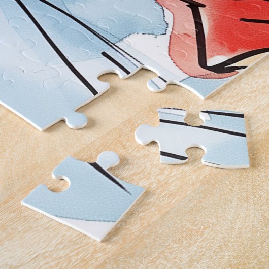 犬の親 ジグソーパズル (側面)