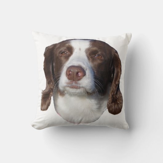 犬の角枕 クッション (正面)