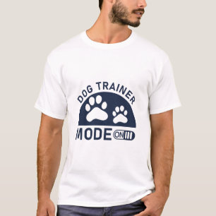 犬の訓練で犬の訓練モード Tシャツ