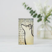 犬の訓練のトレーナーの歩行者の救助のグループの芸術 名刺 (スタンド正面)