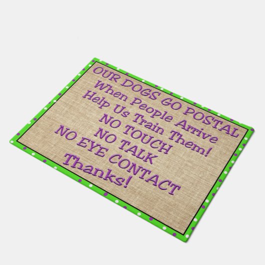 犬の訓練のドア・マット ドアマット (アングル)