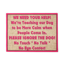 犬の訓練のドア・マット