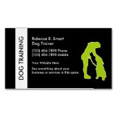 犬の訓練の名刺の磁石 マグネット名刺 (正面)