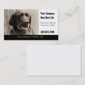 犬の訓練サービス名刺 名刺 (正面/裏面)