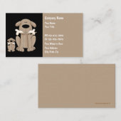 犬の訓練テーマ 名刺 (正面/裏面)