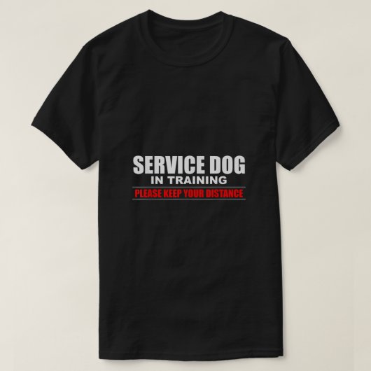 犬の訓練及びトレーナーの介助犬 Tシャツ (デザイン正面)