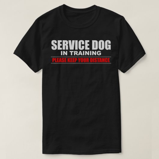 犬の訓練及びトレーナーの介助犬 Tシャツ (デザイン正面)