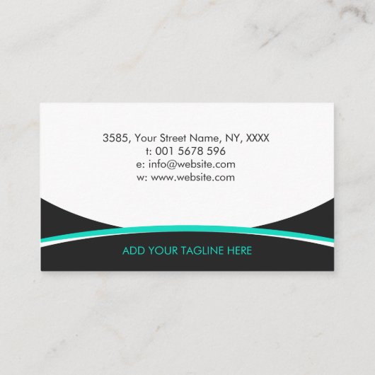 犬の訓練士 – 犬の行動学者 名刺 (裏面)