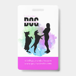 犬の訓練/犬のトレーナー バッジ