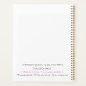 犬の訓練/犬のトレーナー プランナー手帳 (裏面)