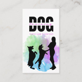 犬の訓練/犬のトレーナー 名刺