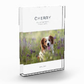 犬の記念ペットの損失 フォトブロック (左)