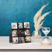 犬の記念最高の贈り犬の素朴写真ポー フォトプラーク (インサイチュ)