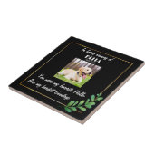 犬の記念石の失われたペットの石黒 タイル (側面)