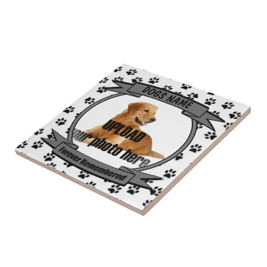 犬の記念碑を永遠に記憶 タイル (側面)