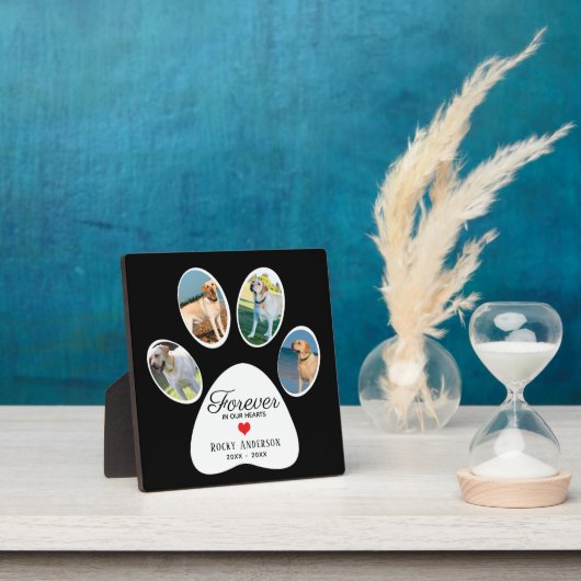 犬の記念碑 フォトプラーク (インサイチュ)