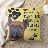 犬の記念碑 – 自分の写真と名前を追加 クッション (ブランケット)