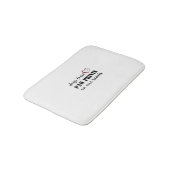 犬の許可の足はマットを印刷します バスマット (アングル)