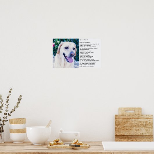 犬の詩 ポスター (キッチン)