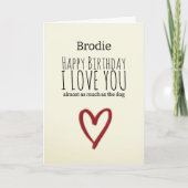 犬の誕生日と同じくらい カード (正面)