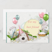 犬の誕生日のグリーティングカード