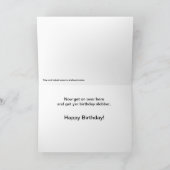 犬の誕生日カード カード (内部)