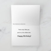 犬の誕生日カード カード (内部)