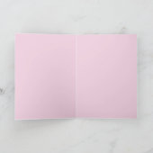 犬の誕生日カード、ハッピーファイブ誕生日カード 案内状 (内部)