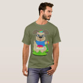 犬の誕生日ケーキ Tシャツ (正面フル)