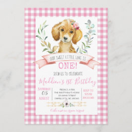 犬の誕生日シャワーの招待、子犬の誕生日 招待状