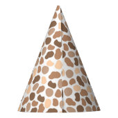 犬の誕生日パーティとおもしろい引用文 パーティーハット (裏面)