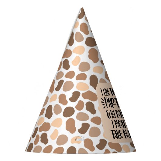 犬の誕生日パーティとおもしろい引用文 パーティーハット (左)