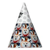 犬の誕生日パーティカスタムーの写真パーティー帽子 パーティーハット (右)