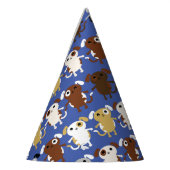 犬の誕生日パーティーキッズ パーティーハット (左)