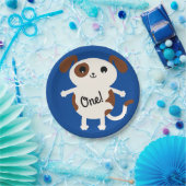 犬の誕生日パーティーキッズ ペーパープレート (パーティー)