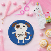 犬の誕生日パーティーキッズ ペーパープレート (パーティー)
